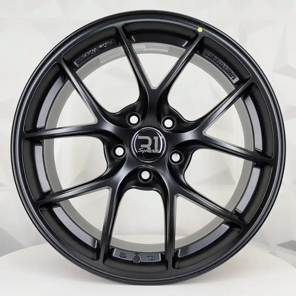RIN 17X7.5 5-112 R1 SPORT VLF10 MATTE BLACK ET38 CB66.56 