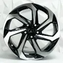 RIN 13X5.5 4-100/114.3 R1 SPORT 1066 BLACK MACHINE FACE ET30 CB73.1